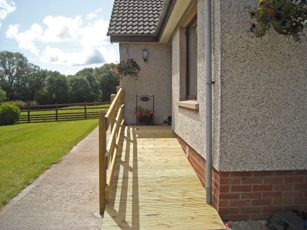 Cost of Hardwood Ramp Installation in Johnson City