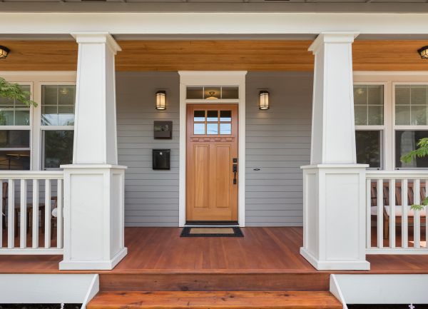 Cost of Wood Porch Construction in Johnson City