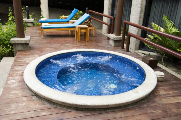 Hot Tub Deck Construction in Johnson City